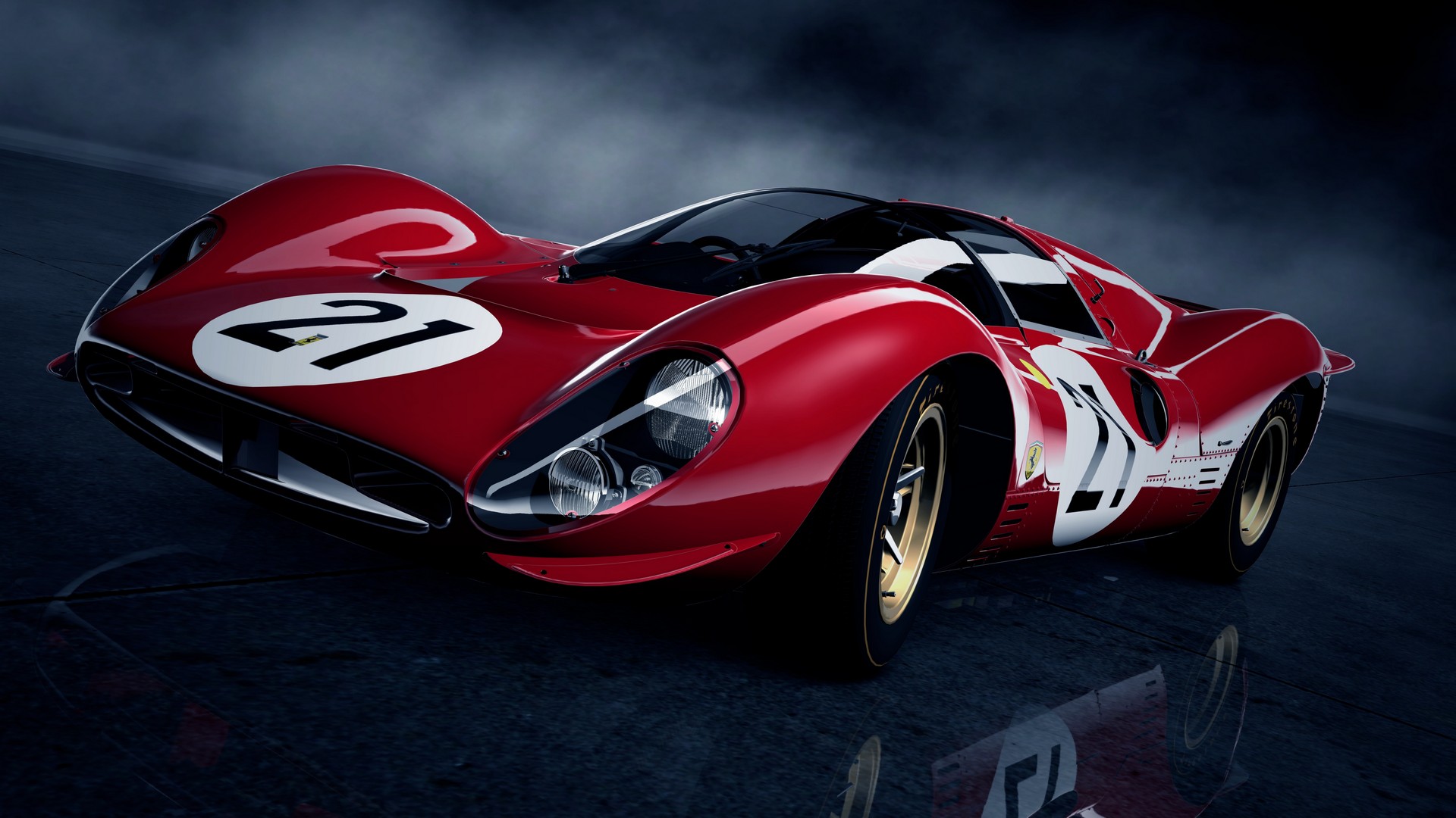 Desktop Wallpaper 3d Model Of A Sports Car Ferrari