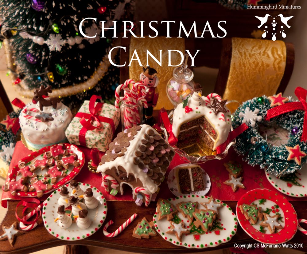 Hummingbird Miniatures Christmas Candy and Gingerbread Houses