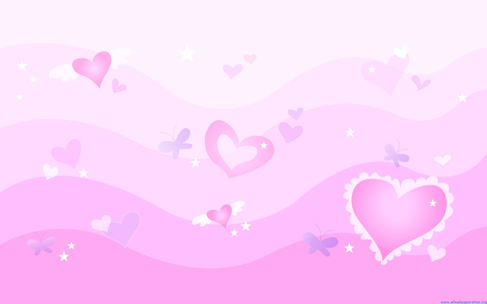 Beautiful Valentine S Day Widescreen HD Love Hearts Wallpaper