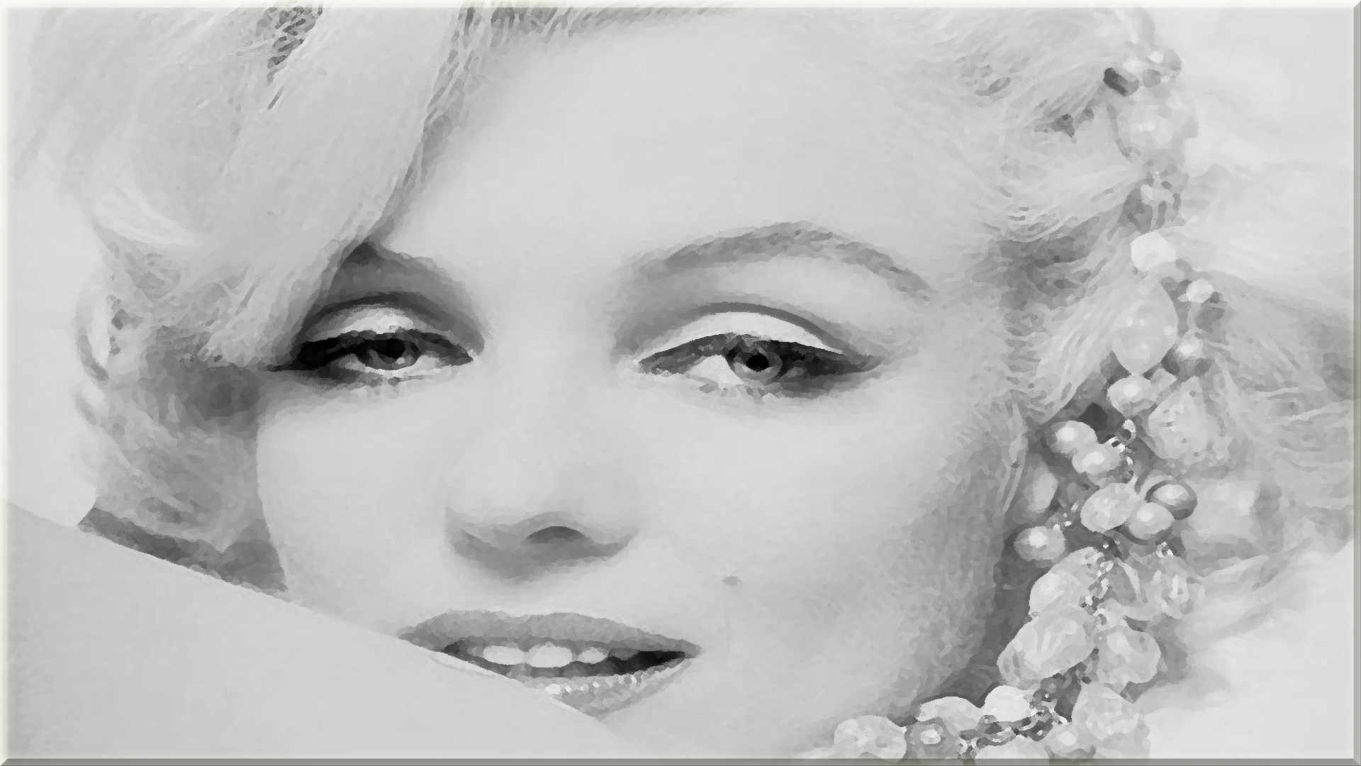 Marilyn Monroe Paint Dabs Puter Wallpaper Desktop Background