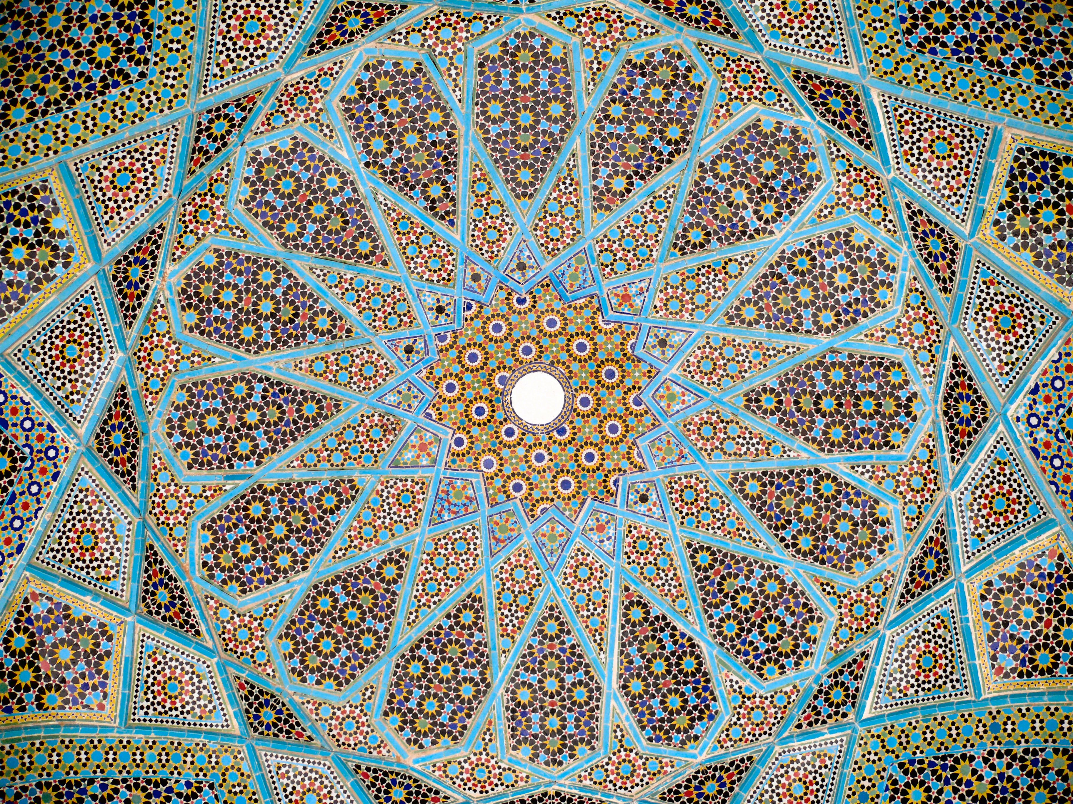 Roof Of The Tomb Persian Poet Hafez At Shiraz Iran Province