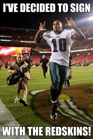 Desean Jackson Is Going To The Washington Reds By Ron Robey On