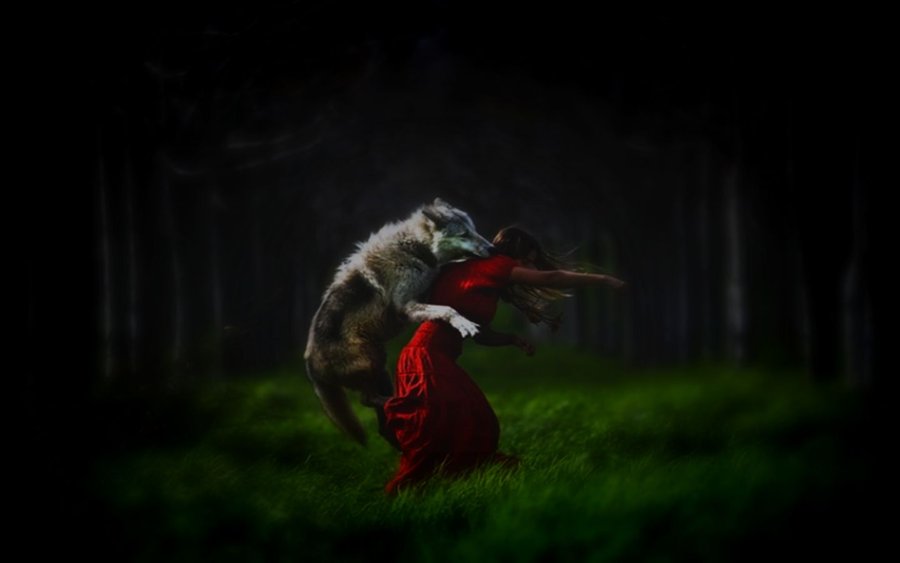 Little Red Riding Hood Wallpaper By Gypsywolf666