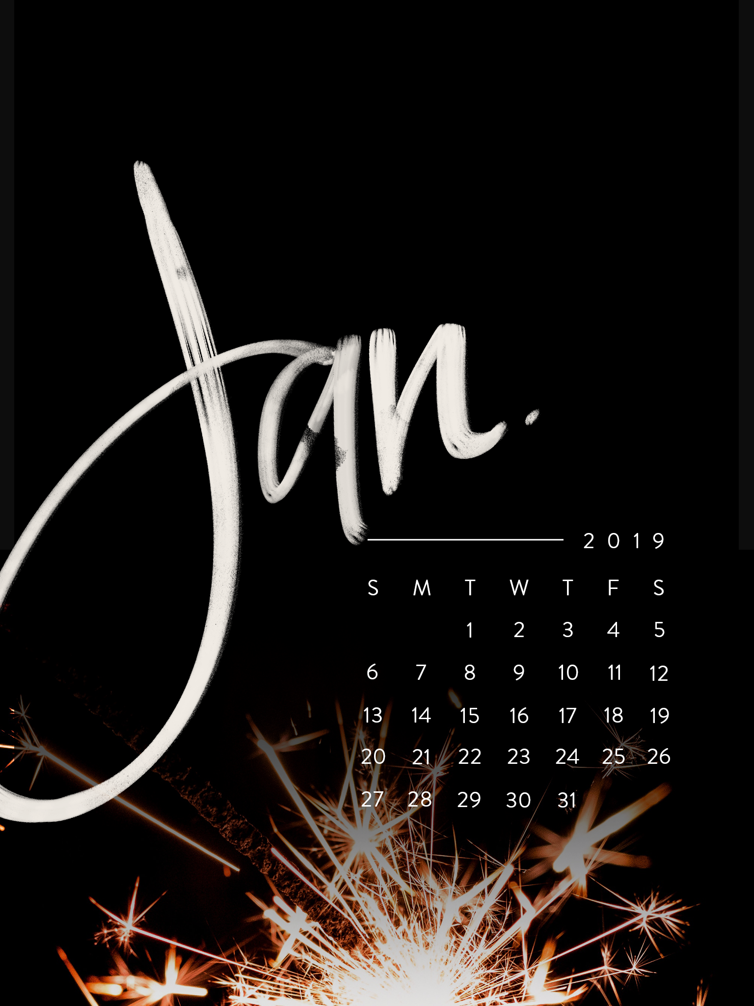 Able Tech Background For January The Everygirl