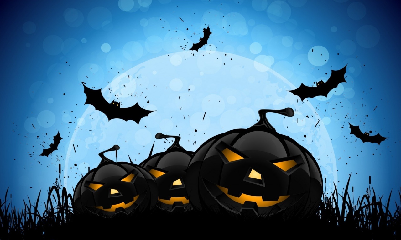 Halloween Creepy Pumpkins Bats X Close