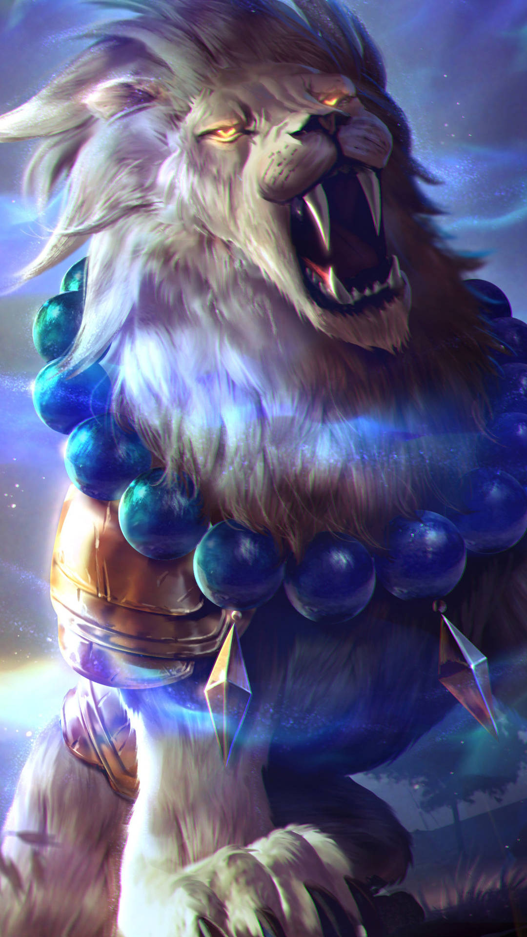 Galaxy Lion Wallpaper