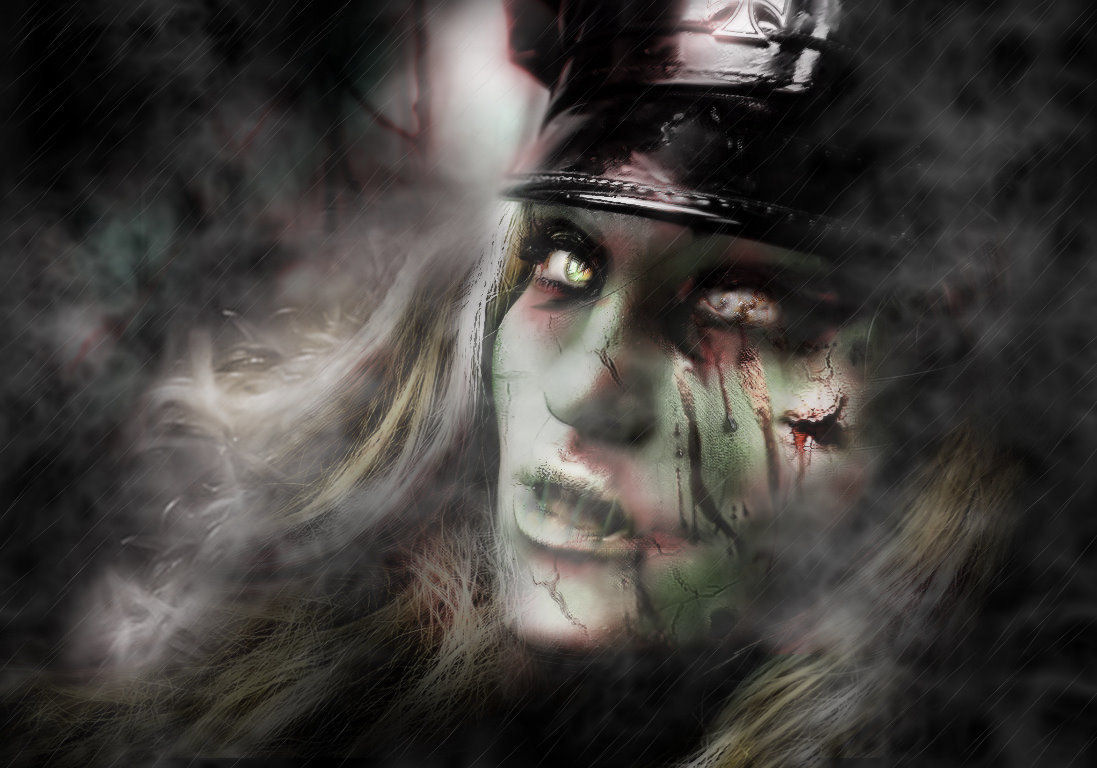 Zombie Living Dead Girl Wallpaper