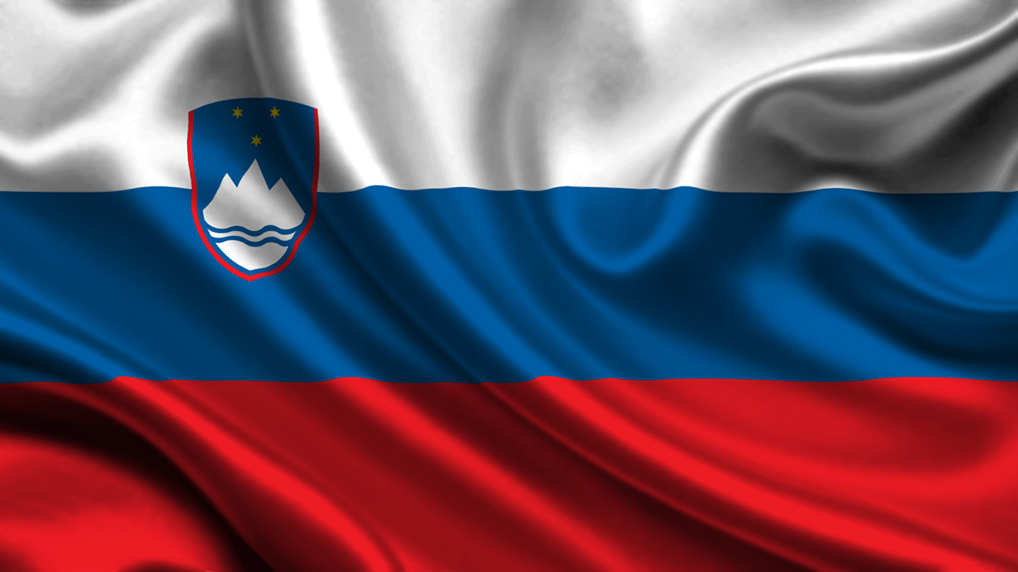 Wallpaper Slovenia Flag Stripes