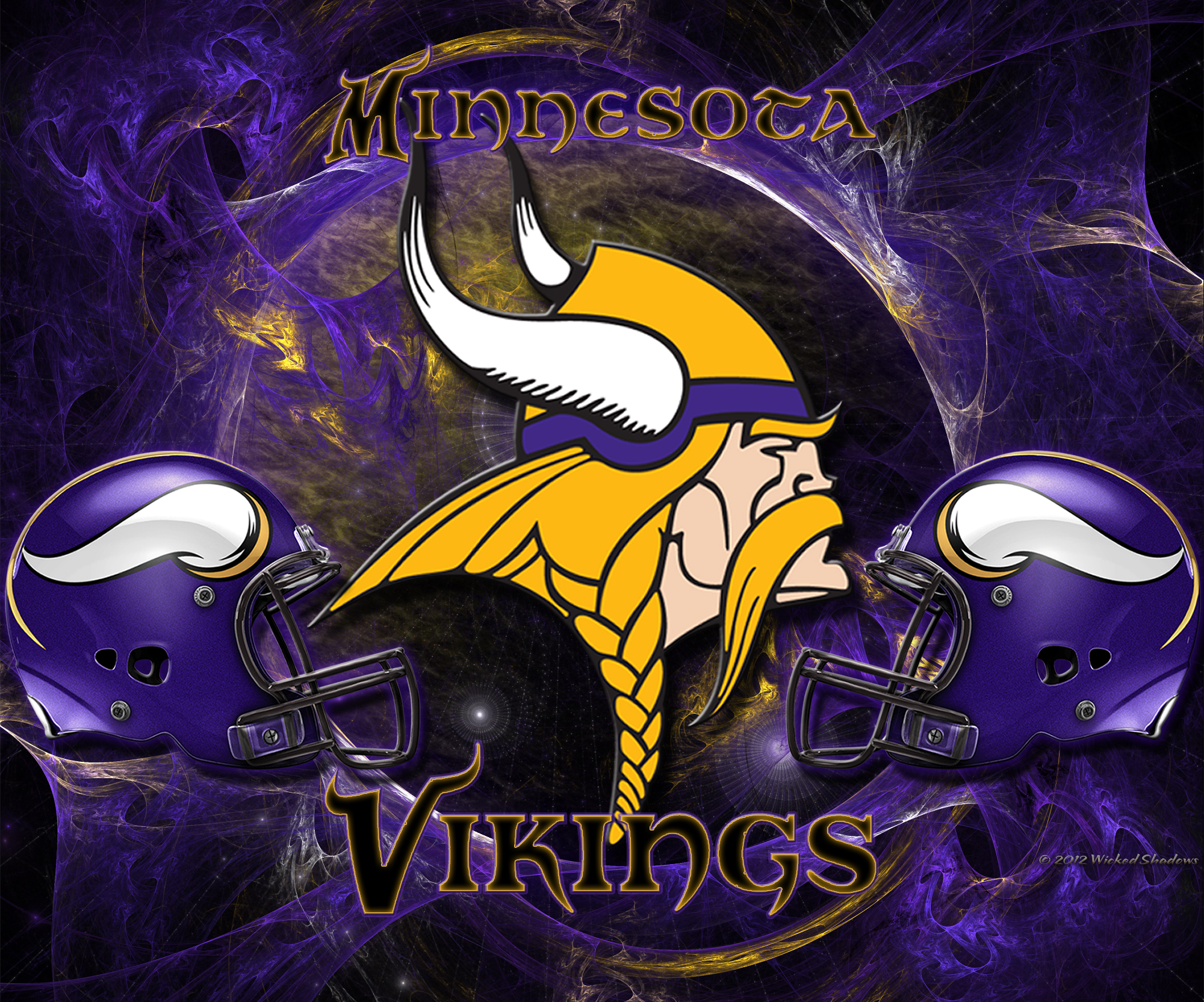 Wallpapers By Wicked Shadows Minnesota Vikings Wicked Wallpaper 2000x1665