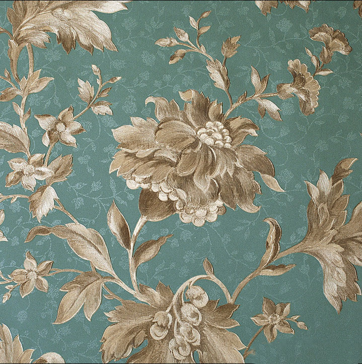 Buy Floral trail Wallpaper metallic leaf Wall paper highlights flower