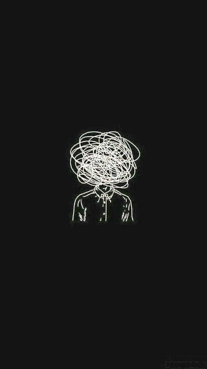 Trippy Dark Aesthetic Wallpaper