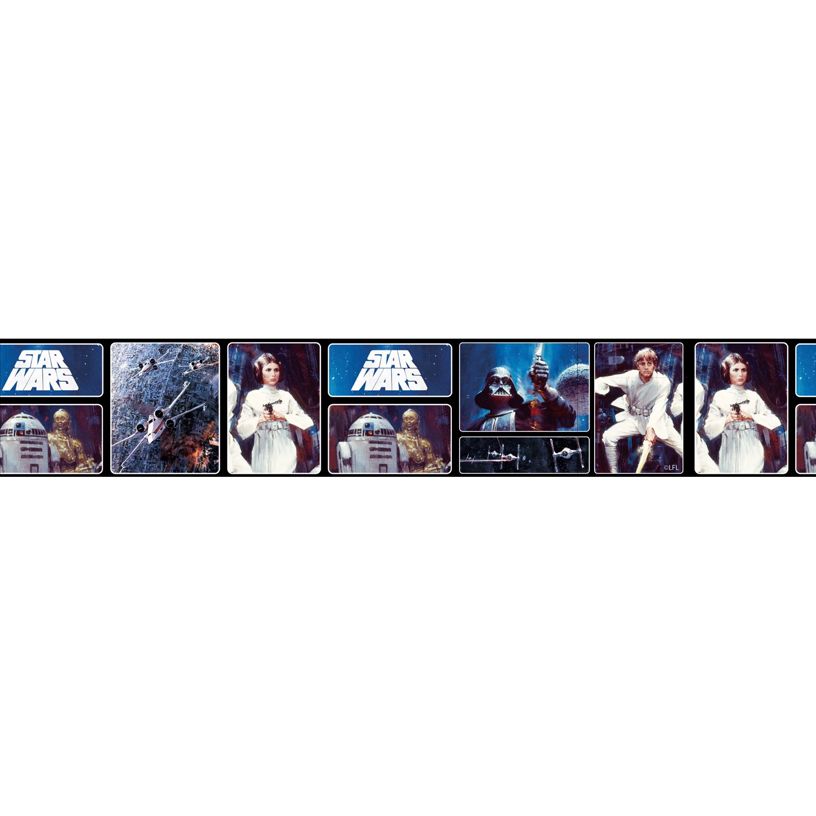 ???? Free download STAR WARS RETRO WALLPAPER BORDER SELF ADHESIVE KIDS