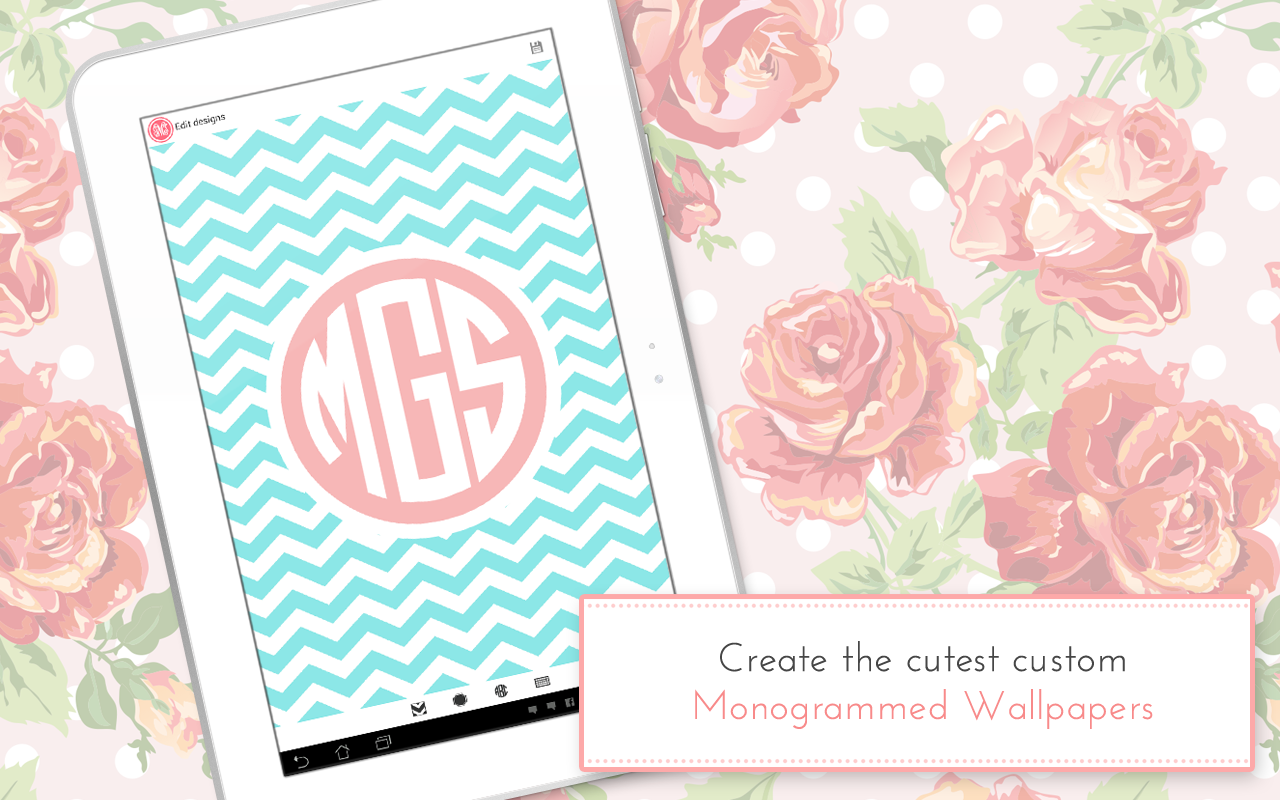 Monogram It Custom Wallpaper Android Apps On Google Play