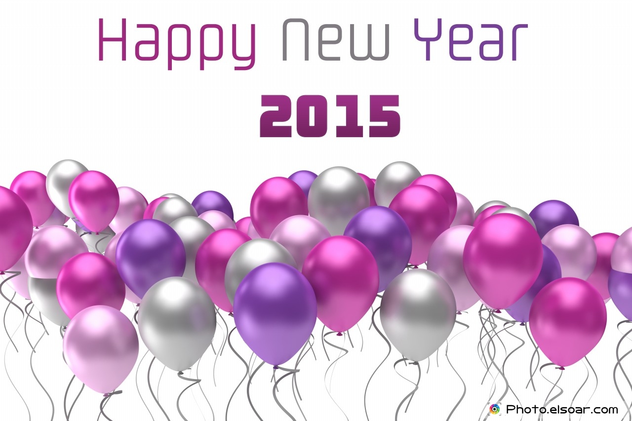 Happy New Year Image Grasscloth Wallpaper