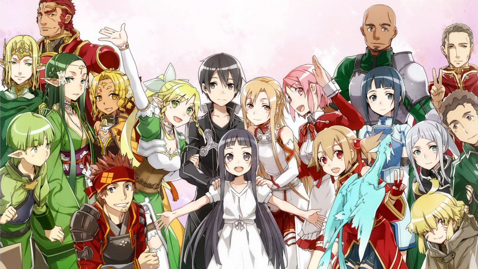 Sword Art Online ALfheim Online Characters Anime HD Wallpaper Desktop 1600x900