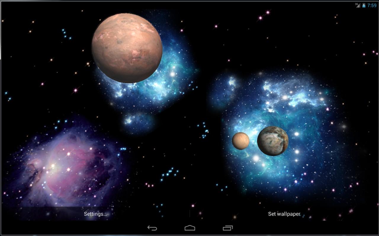 3d Space Live Wallpaper Android Apps Und Tests Androidpit
