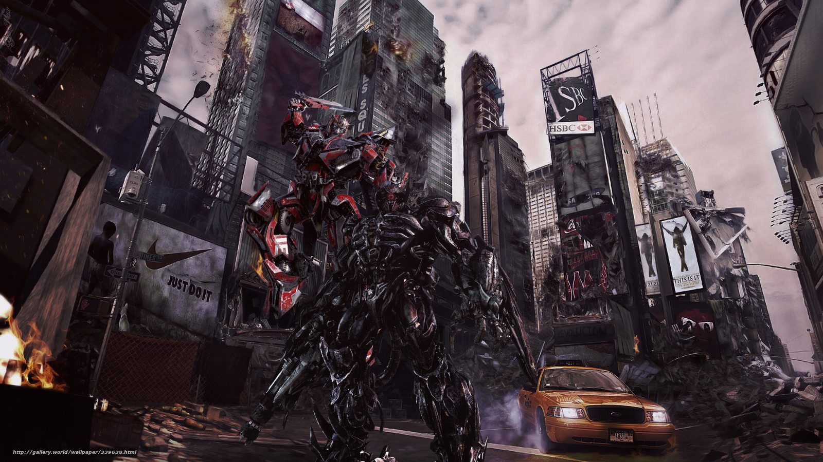 Wallpaper Transformers Optimus Prime Desiptikon Destroyed