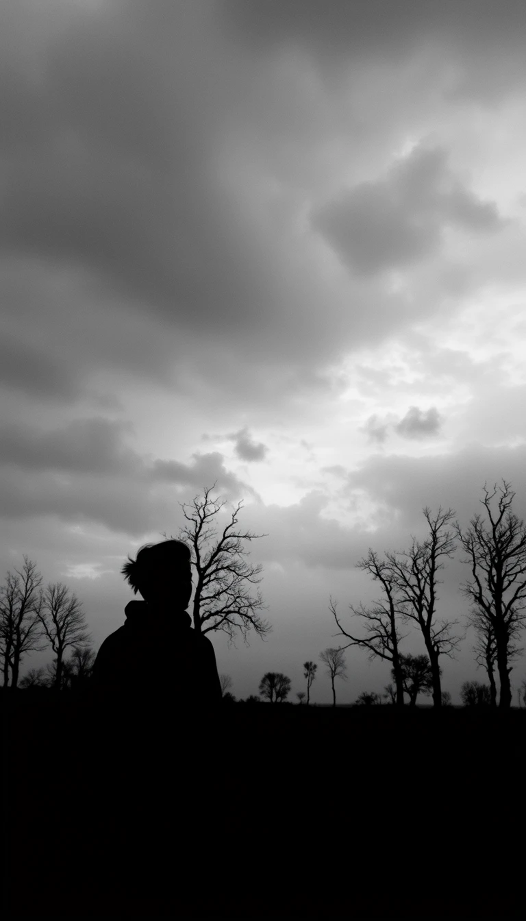 Sad Black And White Wallpaper