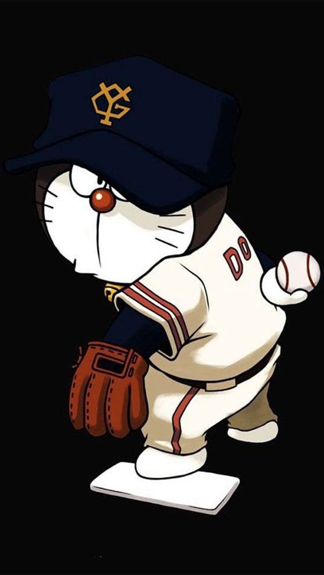 Doraemon Baseball Wallpaper iPhone