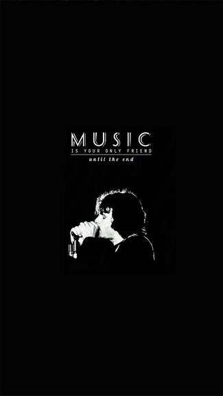 The Doors Music Is Your Only Friend iPhone 5c 5s Wallpaper