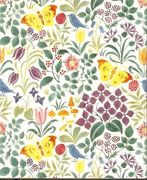 Charles Voysey Spring Flowers V A Natural Inspiration Textiles And