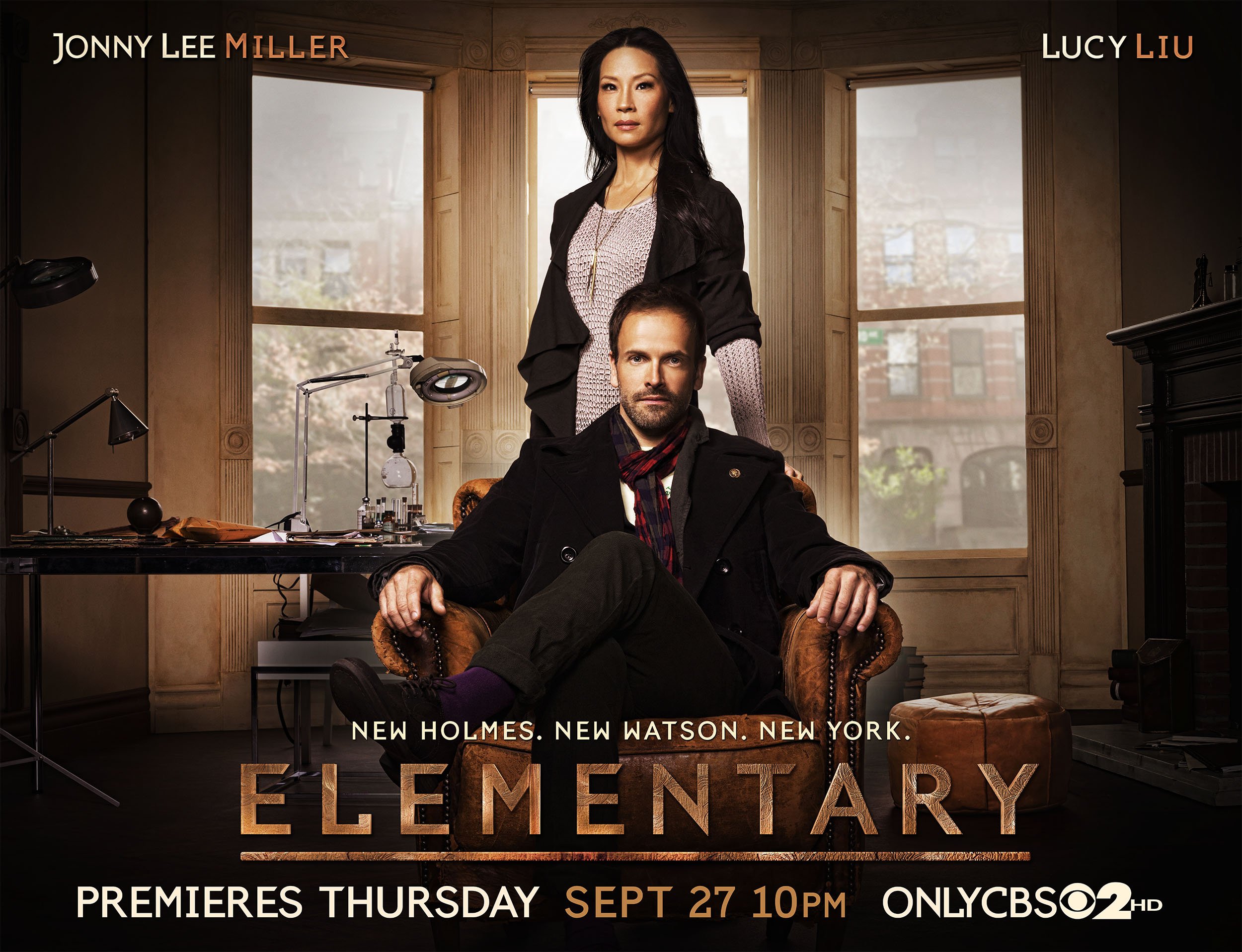 Elementary Series Crime Drama Mystery Lucy Liu Wallpaper Background