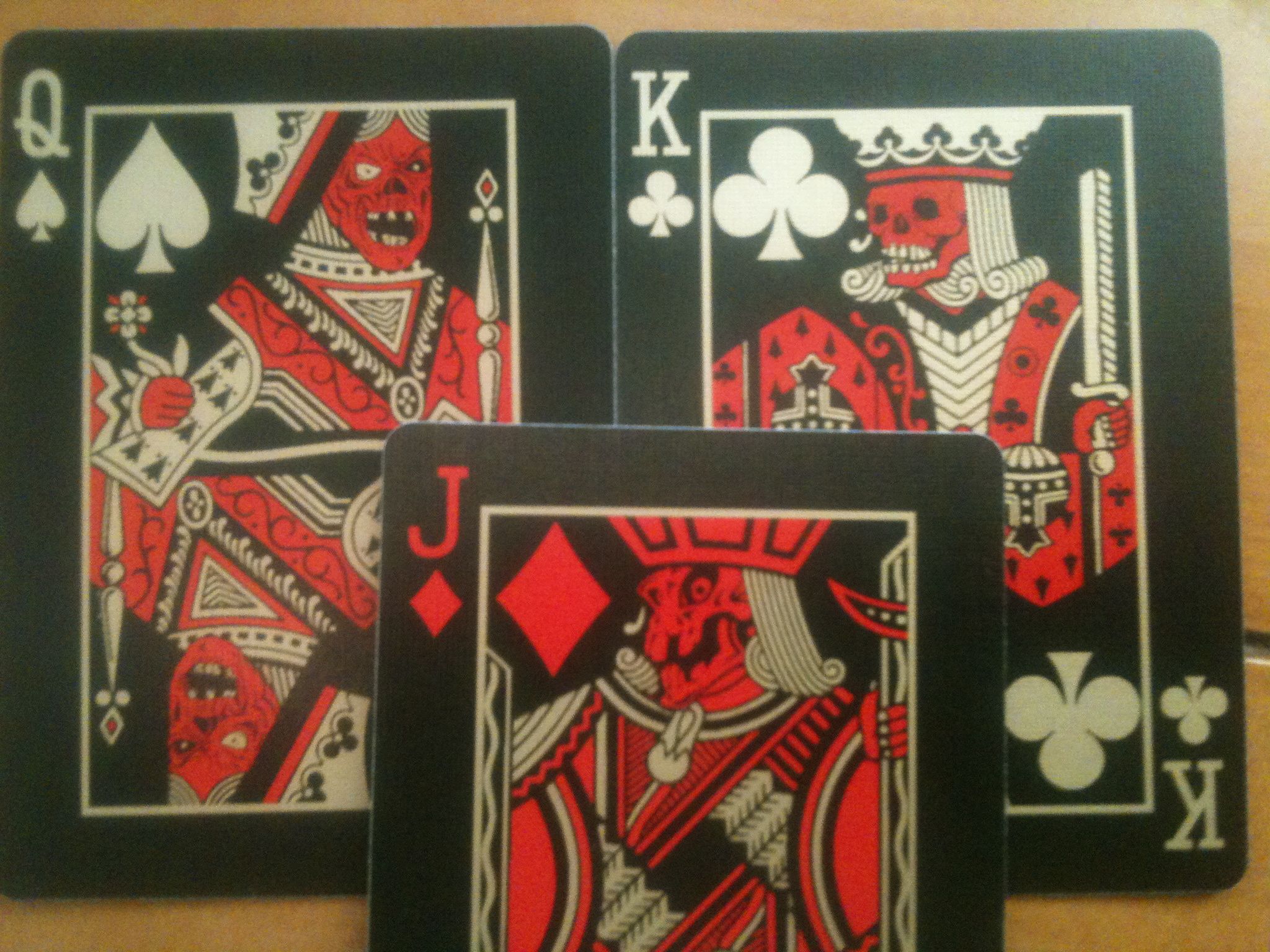 Pin Skull Playing Cards Wallpaper Size