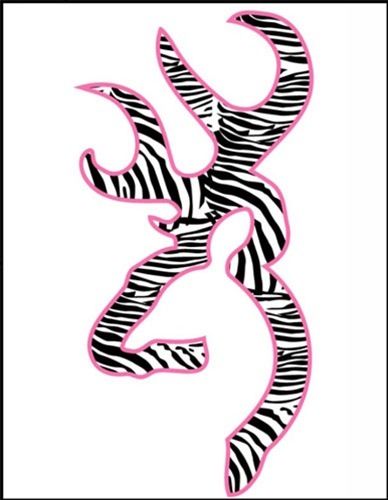 Zebra Print Browning Symbol iPhone Wallpaper 4s