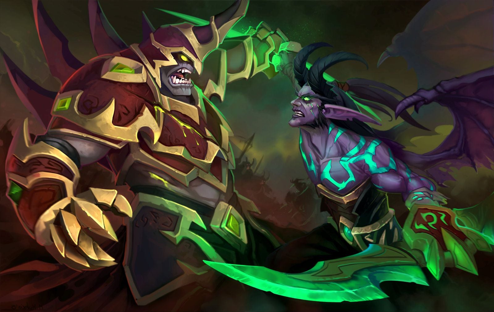 World Of Warcraft Legion Demon Hunter HD Wallpaper