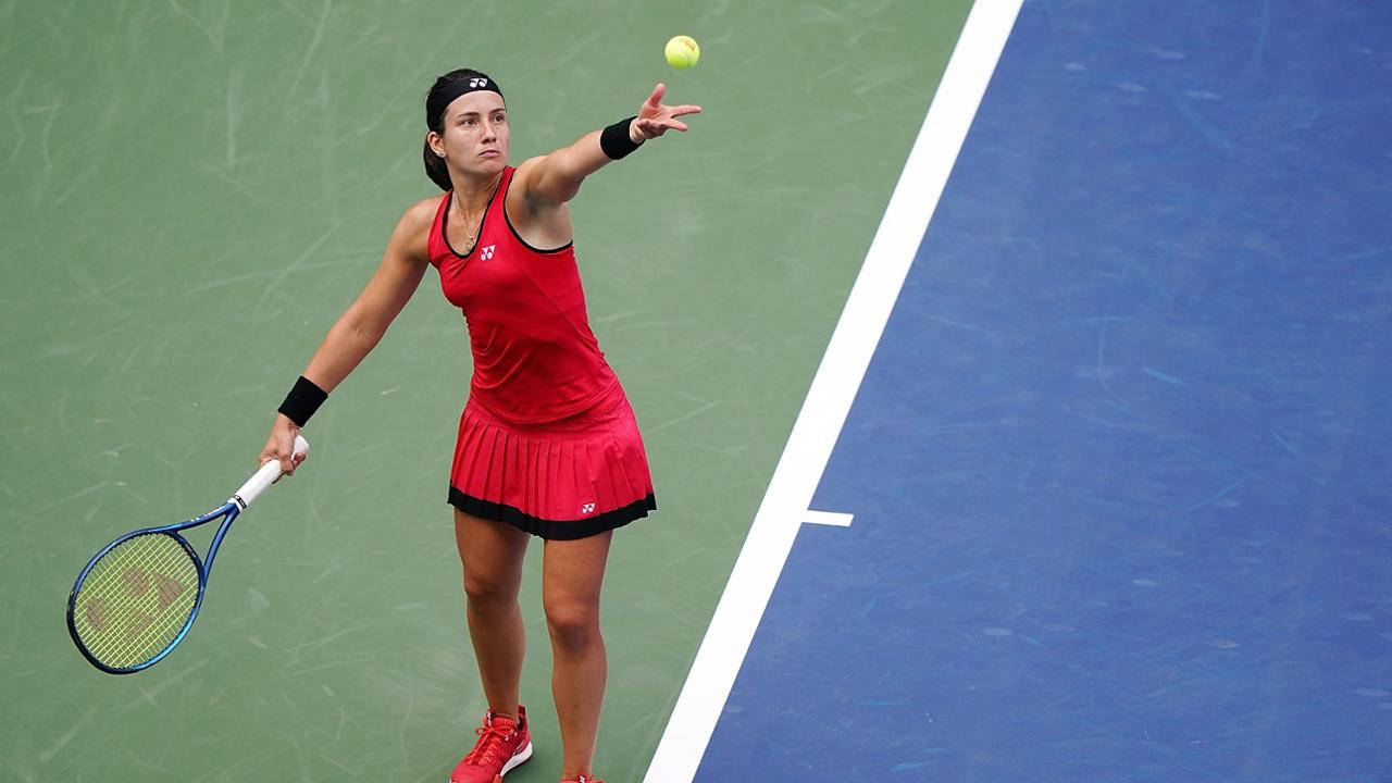 Anastasija Sevastova Serve Toss Udgxi046dlokbr0c Wallpaper