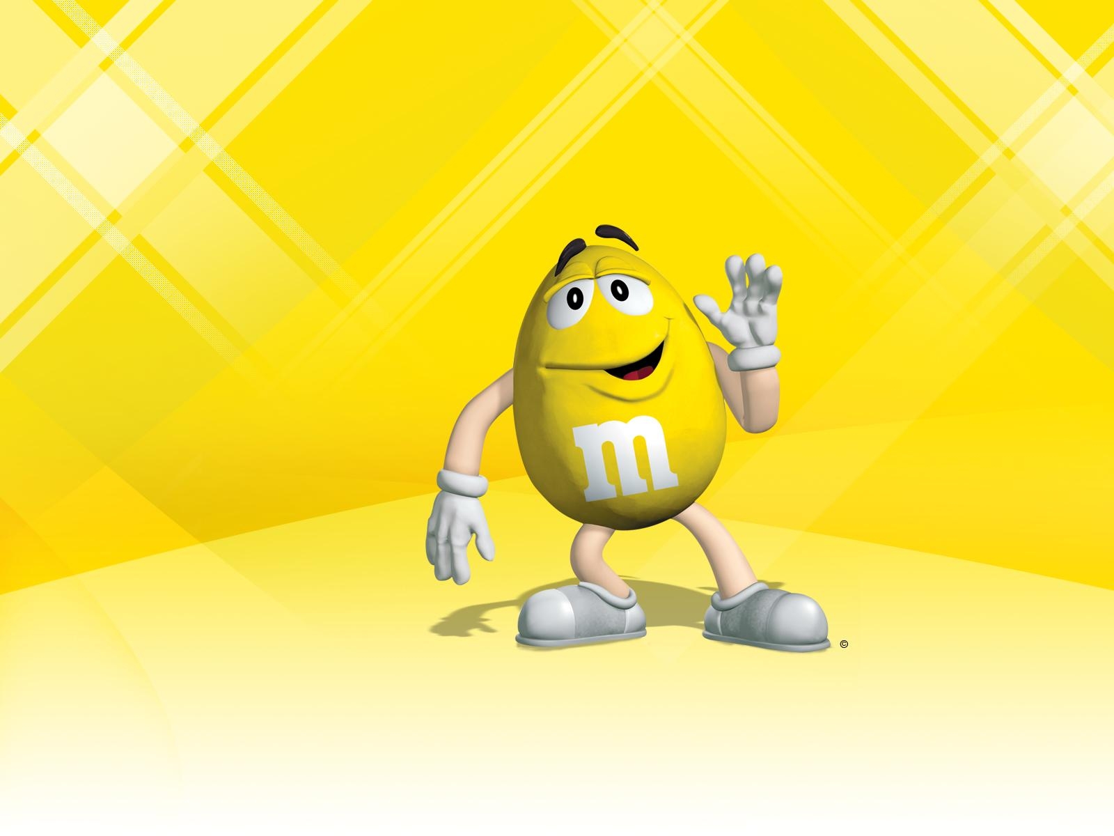 Wallpaper Mms Yellow Character Greetings HD Background