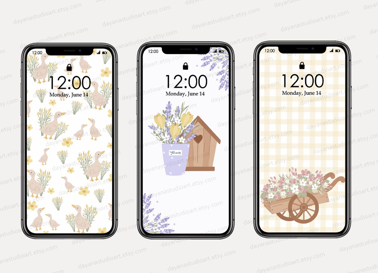 Cottagecore Phone Wallpaper iPhone Aesthetic Cute Android
