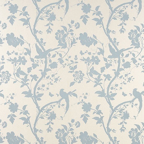 Garden Duck Egg Floral Wallpaper From Laura Ashley Country