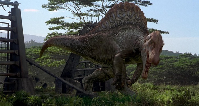 Velociraptor Jurassic Park Feathers Spinosaurus