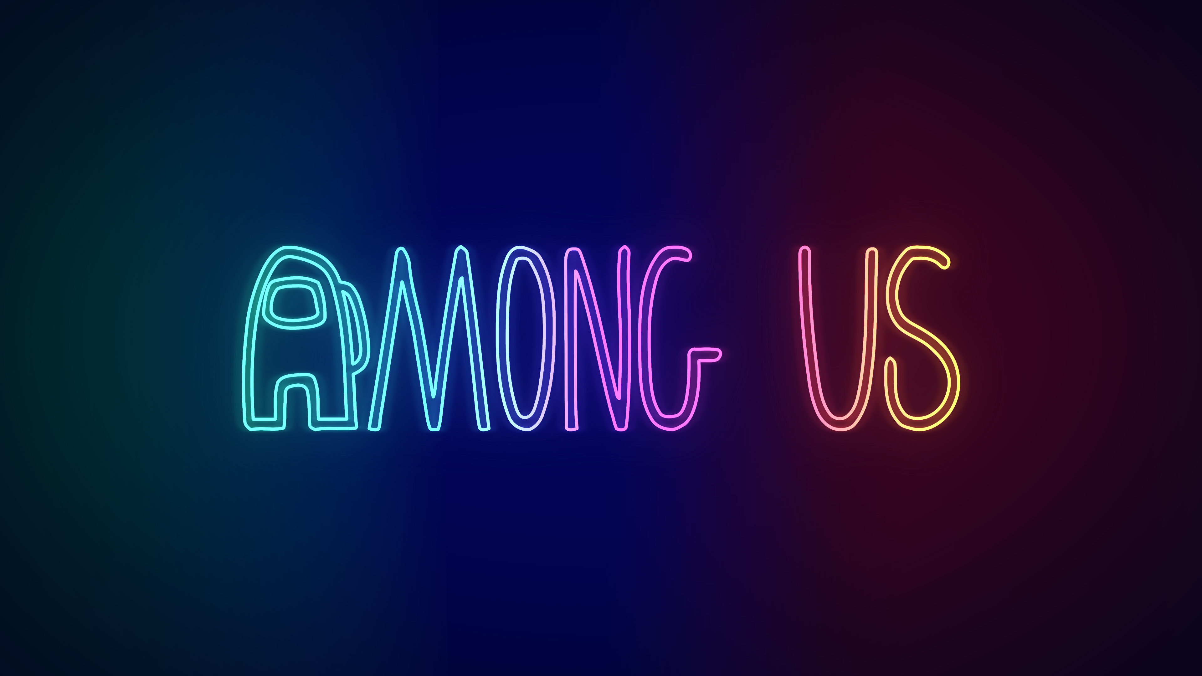 Among Us Red Wallpaper 4k