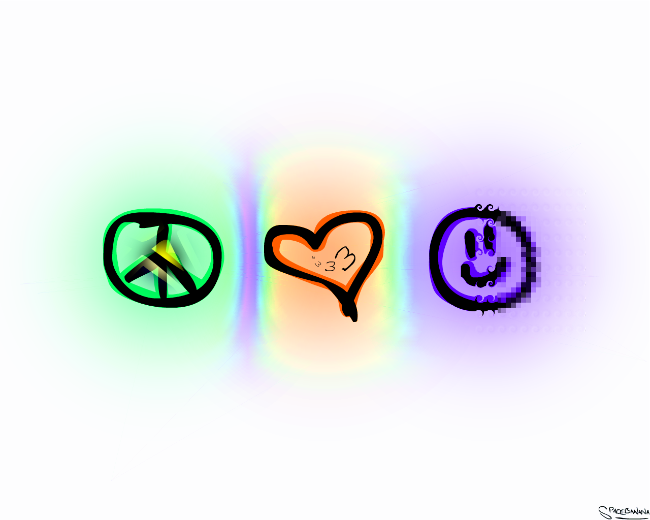 Peace Love Happiness Acid