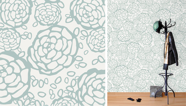 Oh Joy Wallpaper Petal Pusher for Hygge and West 01 596x340