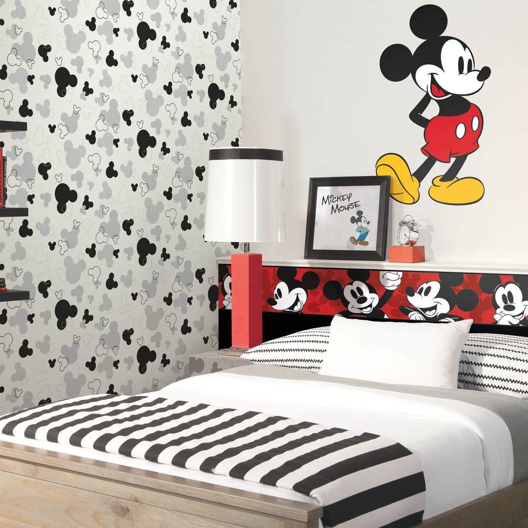 Mickey Mouse Wallpaper Bedroom Teahub Io