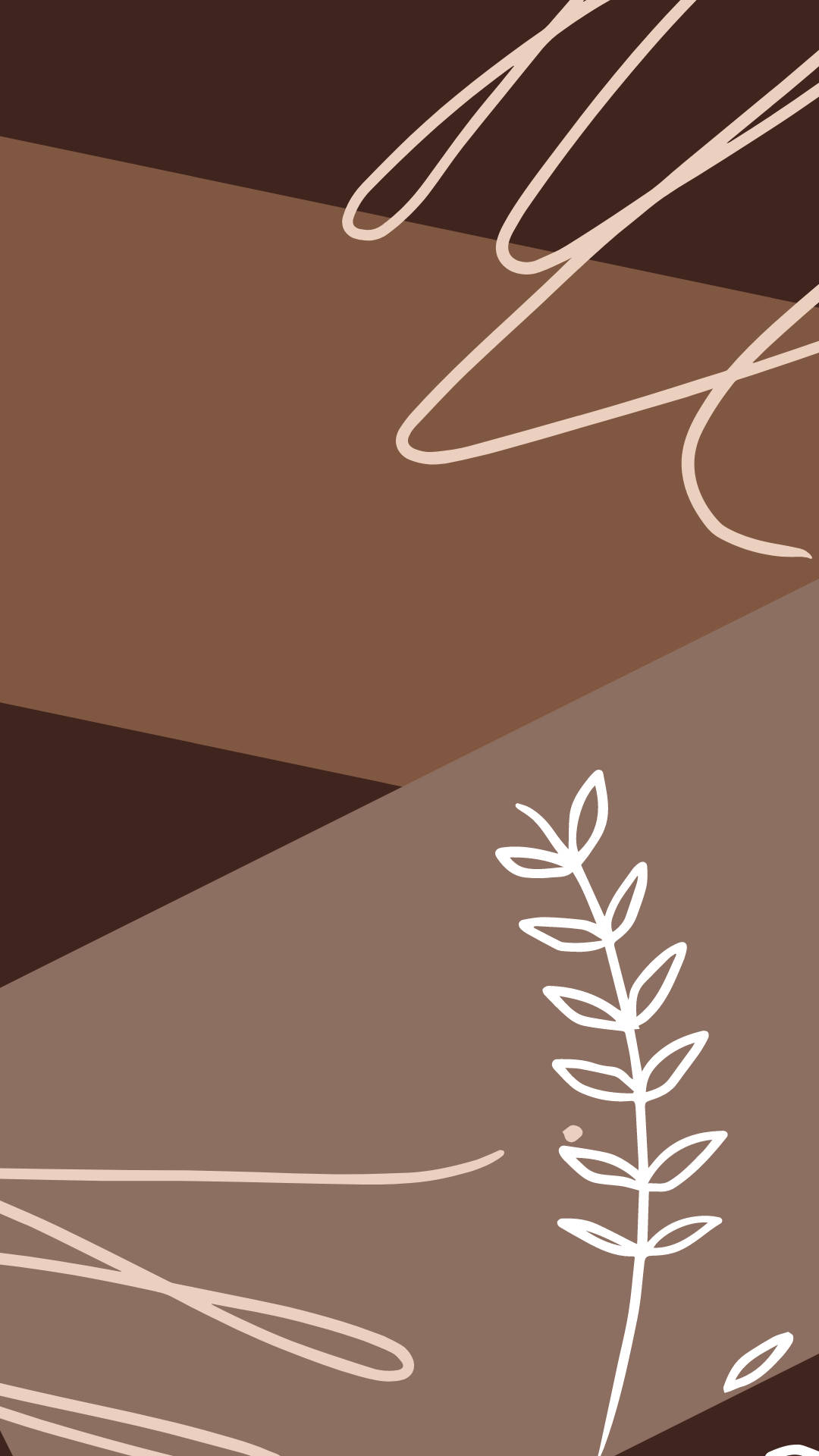 Beige Brown Aesthetic Wallpaper