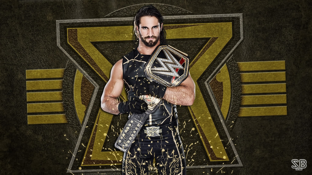 Seth Rollins Wwe World Heavy Champion Wallpaper By Sebaz316 On