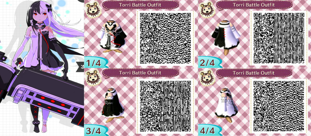 Acnl Torri Battle Dress Qr Code By Codez