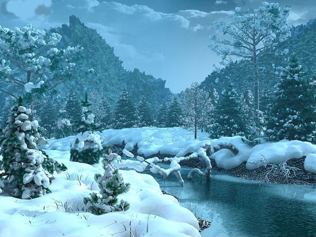 Winter Nature S Seasons Wallpaper