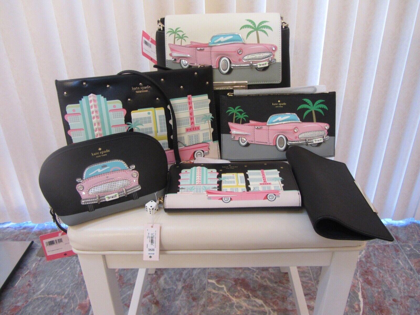 Kate Spade Rare Mary Kay Black With Pink Cadillac Set