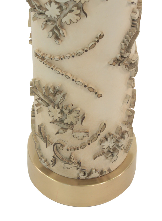 Free download 1940s Wallpaper Roll Lamp at 1stdibs [848x768] for your