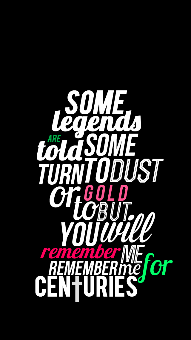 iPhone Wallpaper Centuries Fall Out Boy By Kitamikeita On