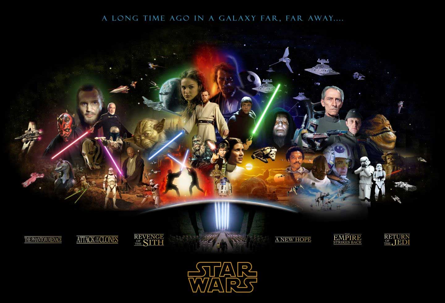 Star Wars Saga Desktop Wallpaper On Latoro
