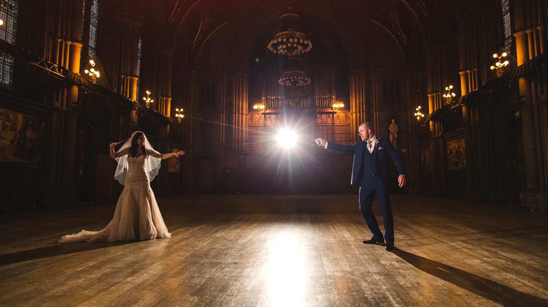 Harry Potter Themed Wedding Charms Fans And Skeptics With Magical