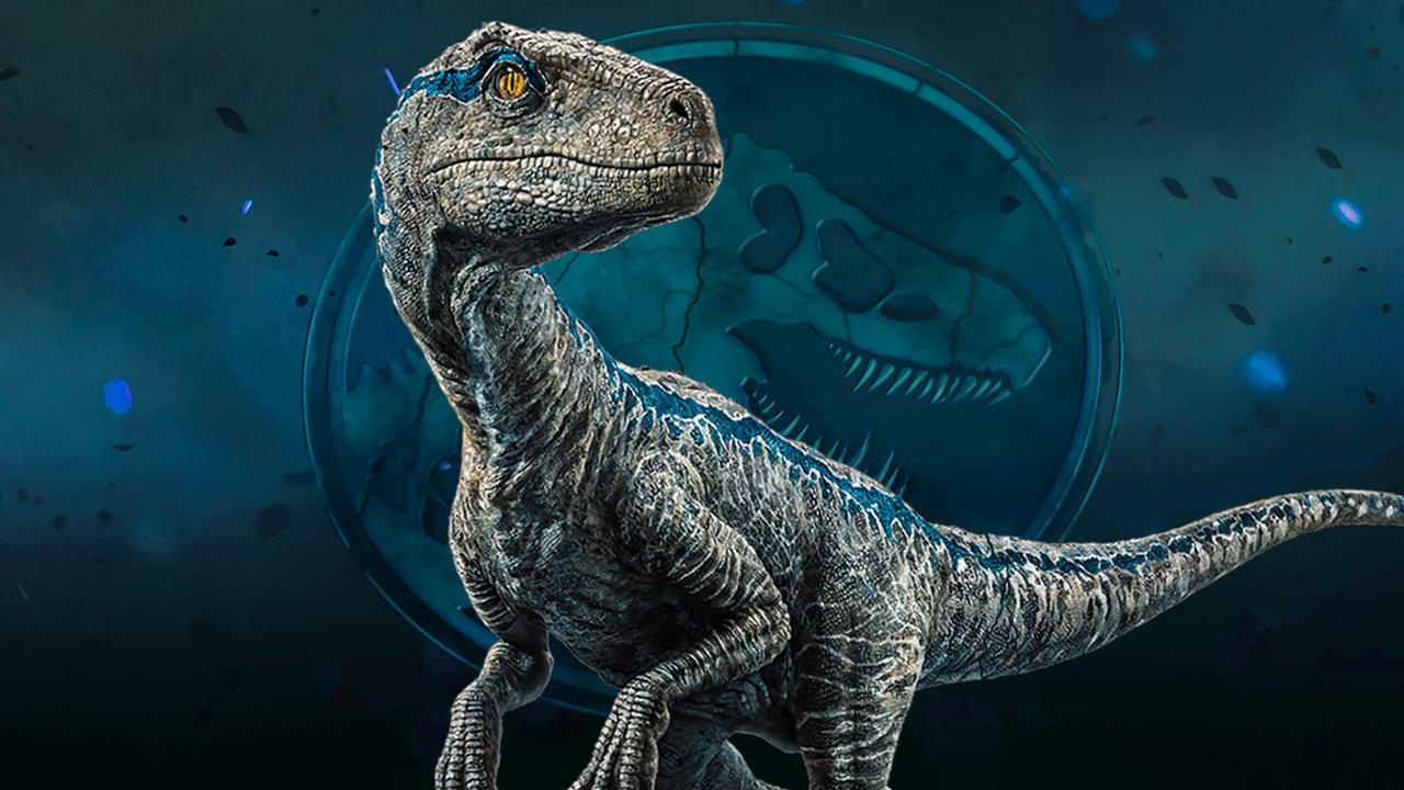 Jurassic World Velociraptor Blue Wallpaper By Dremuler