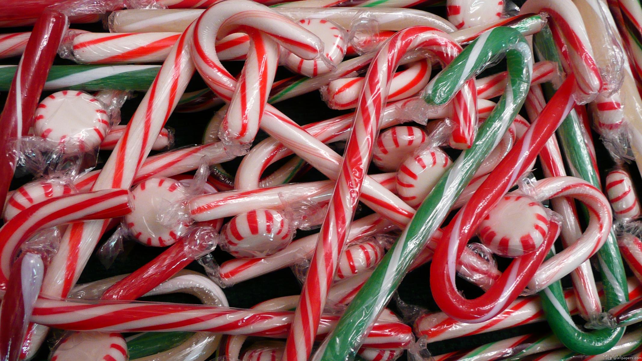 Mlewallpaper Candy Canes And Peppermints