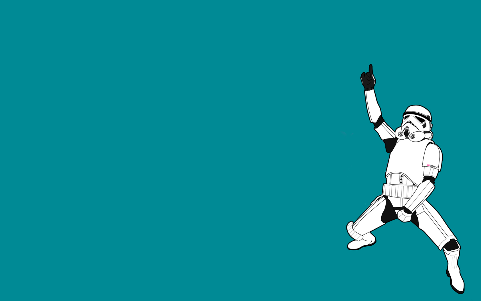 Funny Threadless Star Wars The Clone Simple Background Wallpaper